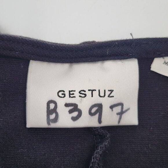 GESTUZ NemaGZ Puff Sleeve Sheath Dress Black - Picture 6 of 7